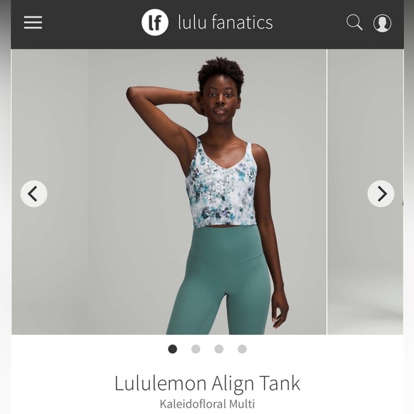 Lululemon Align Tank - Kaleidofloral 
Multi - Size 4 - Picture 4 of 5